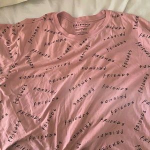 cute pink friends croptop